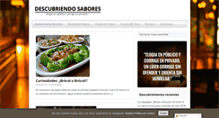Desktop Screenshot of descubriendosabores.com